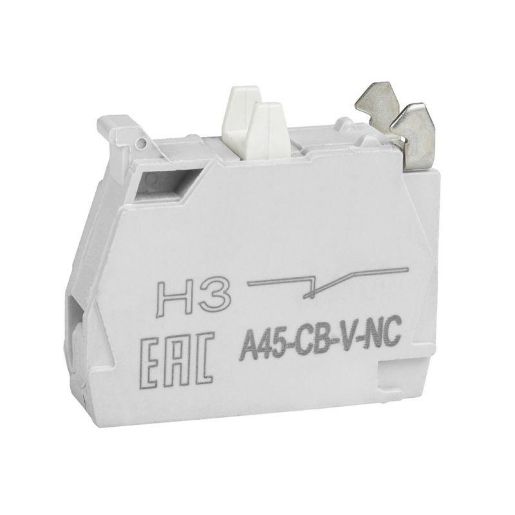 Изображение Блок контактный OptiSignal D22 A45-CB-V-NC 1НЗ винтовой зажим ZBE102 КЭАЗ 332201