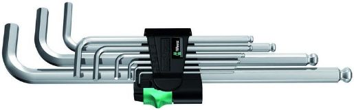 Изображение Набор Г-образных ключей 950/9 PKL Hex-Plus 1 9 предметов (1.5/2/2.5/3/4/5/6/8/10мм) Wera WE-022087