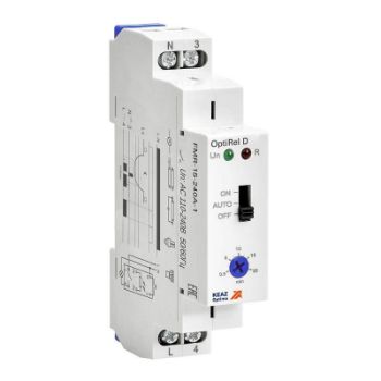 Изображение Фотореле OptiRel D FMR-15-240А-1 с датчиком 1.5м 16А 1СО 110-240АС КЭАЗ 332034