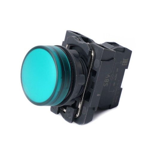Изображение Лампа светосигнальная SB5 d22мм 230-240В AC зел. в сборе SE SB5AVM3