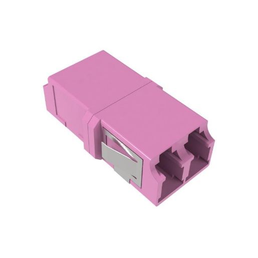Изображение Адаптер LC/UPC-Duplex TOP Senior/Senior SC-footprint OM4 пурпур. DKC RNFA54DLC