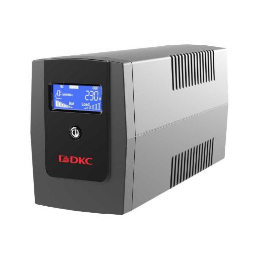 Изображение Источник бесперебойного питания ИБП Info LCD 800В.А IEC C13 (3) USB + RJ45 DKC INFOLCD800I