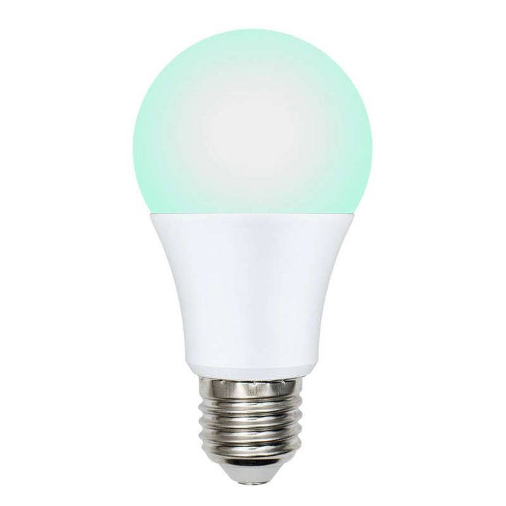 Изображение Лампа светодиодная LED-A60-9W/SCBG/E27/FR/DIM IP65 PLO65WH для бройлеров диммир. Uniel UL-00003190
