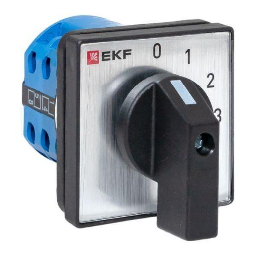 Изображение Переключатель кулачковый ПК-1-121 1п 10А "0-1-2-3" EKF pk-1-121-10