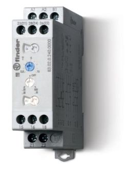Изображение Таймер мультифункциональный 240В AC/DC 2CO 12А 0.05с…10дн. FINDER 830202400000