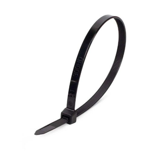 Изображение Хомут кабельный КСС 4х370 нейл. черн. (уп.100шт) Fortisflex 49414