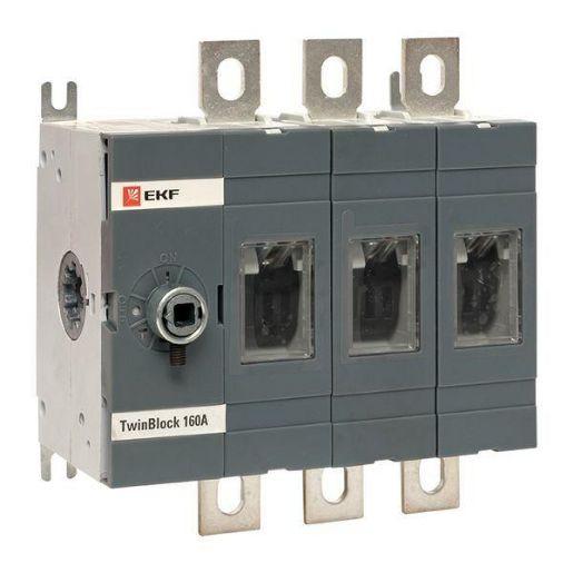 Изображение Рубильник 3п 160А без рукоятки управления TwinBlock PROxima EKF tb-s-160-3p