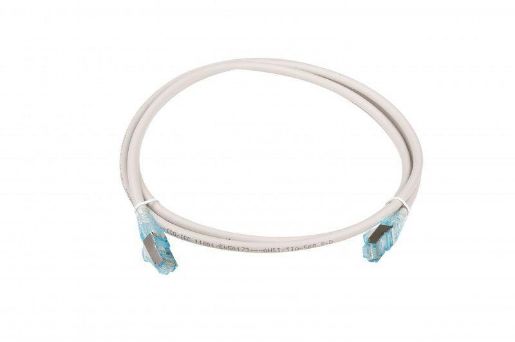 Изображение Патч-корд PC-LPM-STP-RJ45-RJ45-C6-1.5M-LSZH-GY F/UTP экранир. кат.6 LSZH 1.5м сер. Hyperline 42374