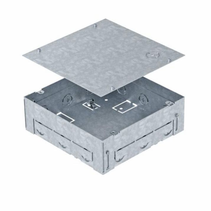 Изображение Коробка монтажная UDHOME BOX 4 для лючка GES4-2 сталь OBO 7427430