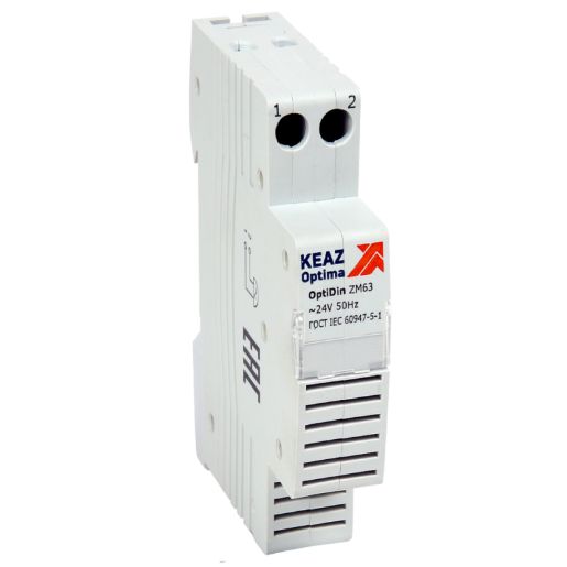 Изображение Звонок электрич. мод. OptiDin ZM63 24AC УХЛ3 КЭАЗ 138629