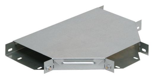 Изображение Ответвитель для лотка Т-образ. горизонт. 300х50 с кр. IEK CLP1T-050-300