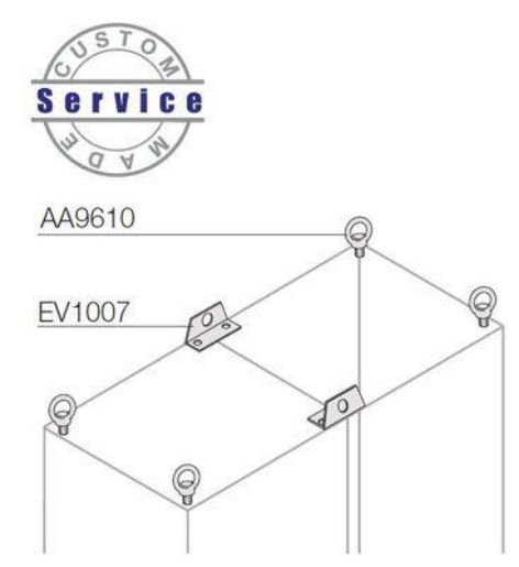 Изображение Комплект петель для подъема шкафа (уп.4 шт) ABB AA9610
