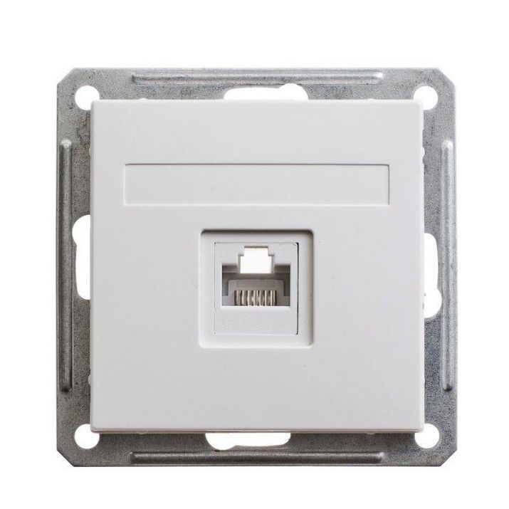 Изображение Розетка компьютерная 1-м СП W59 RJ45 кат.5E механизм бел. SE RSI-152K5E-1-86