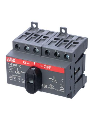 Изображение Рубильник реверсивный OT40F3C 40А (23А AC23) ABB 1SCA104913R1001