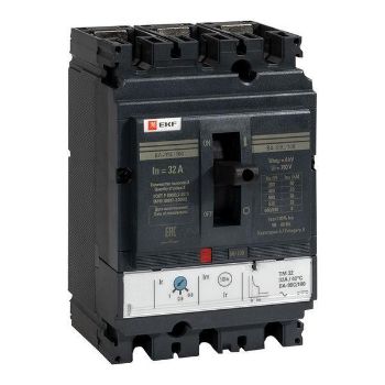 Изображение Выключатель автоматический 3п 100/32А 36кА ВА-99C Compact NS PROxima EKF mccb99C-100-32