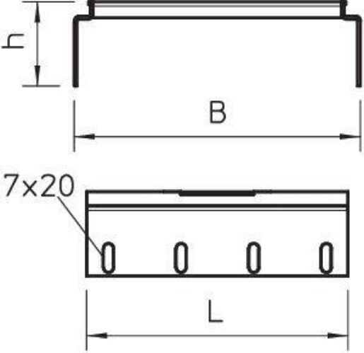 Изображение Комплект соединительный для лотка H60 RVS 60 10 DD OBO 6068771
