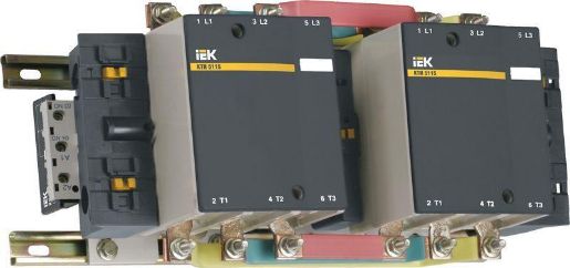 Изображение Контактор КТИ-52253 реверс 225А 230В/АС3 IEK KKT53-225-230-10