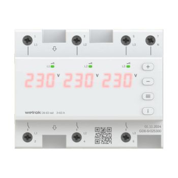 Изображение Реле напряжения D6-63 red Welrok 4660251140410