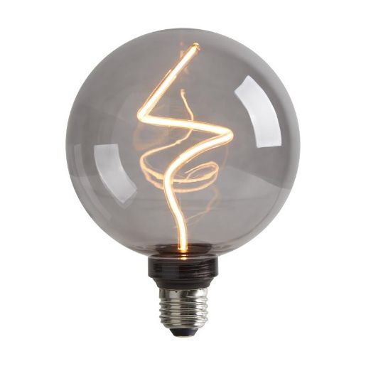Изображение Лампа светодиодная филаментная Loft 271 G125 5Вт 1800К E27 DIM Voltega 8559