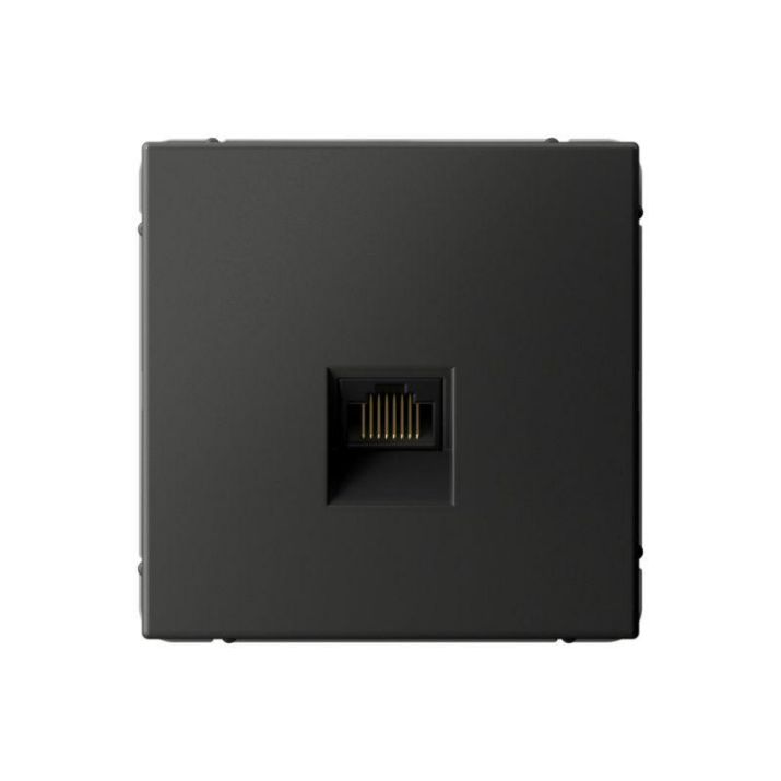 Изображение Розетка компьютерная ArtGallery RJ45 кат.6A механизм базальт SE GAL001486