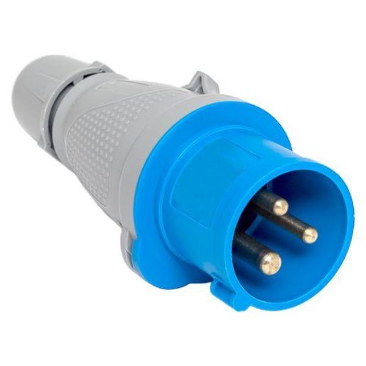 Изображение Вилка переносная 013 2Р+РЕ 16А 220В IP44 PROxima EKF ps-013-16-220-PRO