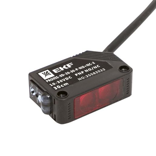 Изображение Датчик оптический бесконтактный EKF PROXIS-3D-20-30-P-NO+NC-2