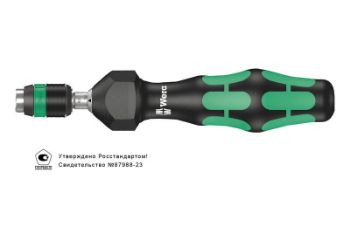 Изображение Отвертка-битодержатель динамометрическая 7441 Kraftform 1.20-3.00 Нм патрон Rapidaptor 1/4дюйм D6.3/F6.3 Wera WE-074701