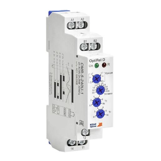 Изображение Реле контроля тока OptiRel D CMR-16-240U-1 16…16А 10А 1СО 24-240АС/DC КЭАЗ 332028