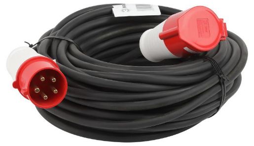 Изображение Удлинитель 1х30м 32А IP44 IND380-U-1e-5х2.5-30m-IP44 CEE 5п 380В КГ 5х2.5 (бухта) Эра Б0057295