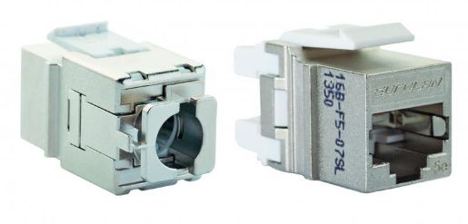Изображение Модуль Keystone кат.5E FTP серебр. Eurolan 16B-F5-07SL