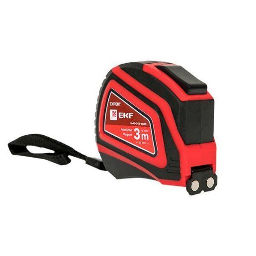 Изображение Рулетка измерительная РС-10 (3мх16мм) Autostop магнит Expert EKF rs-10-3-16-quad