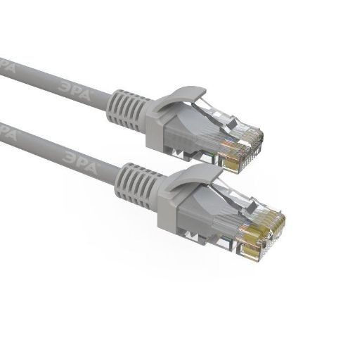 Изображение Патч-корд кат.5E U/UTP PC-1U-A Simple 1м сер. Эра Б0051370