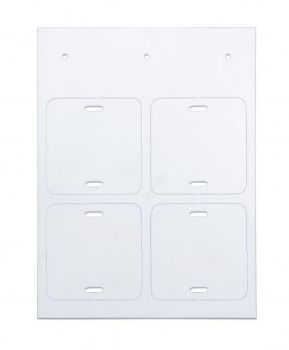 Изображение Маркировка для кабеля квадрат 55/55 (уп.40шт) DKC CIC55554SQW