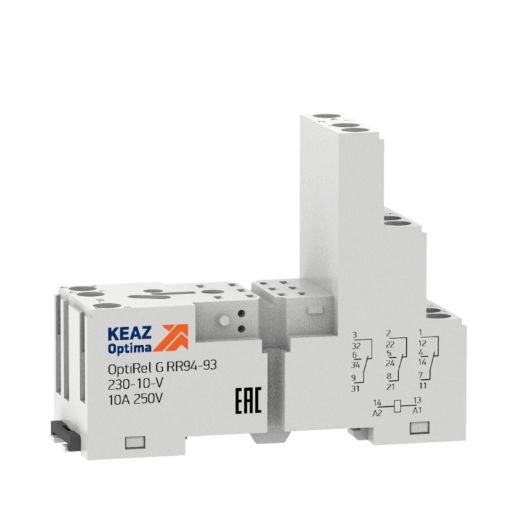 Изображение Розетка для реле OptiRel G RR94-94-230-7-V КЭАЗ 281166