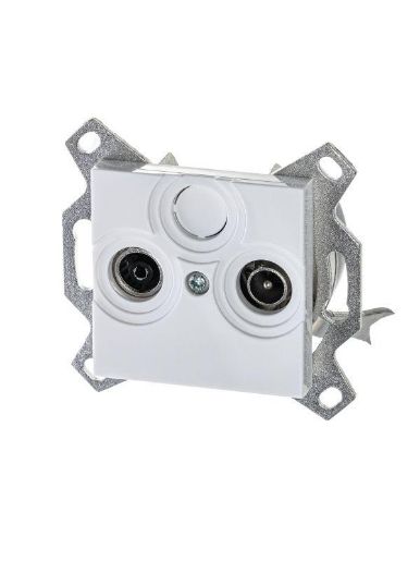 Изображение Розетка телевизионная оконечная TV/R Levit бел. ABB 2CHH083503A6003