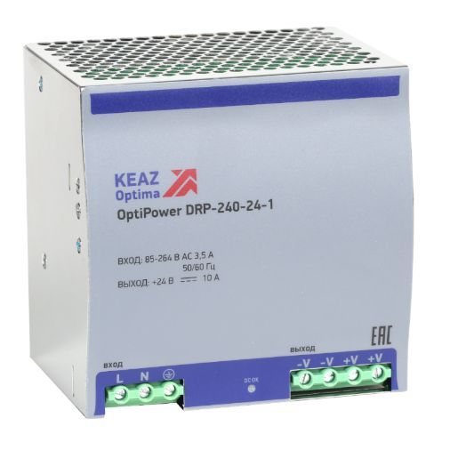 Изображение Блок питания OptiPower DRP-240-24-1 КЭАЗ 284549