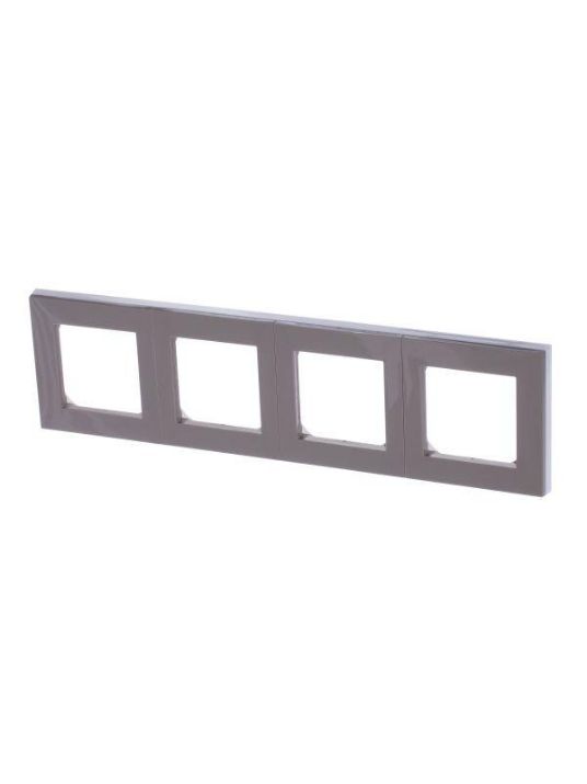 Изображение Рамка Levit 4п кофе макиато/бел. ABB 2CHH015040A6018