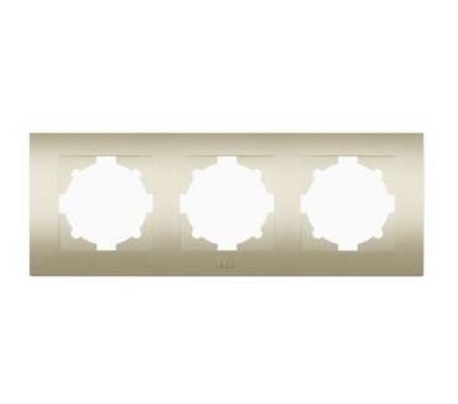 Изображение Рамка 3-м Cosmo титаниум ABB 612-011400-227