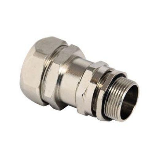 Изображение Муфта металлорукав-коробка DN 10 с уплотнением кабеля IP68 М16х1.5 d5-9мм DKC 6014P10M160509