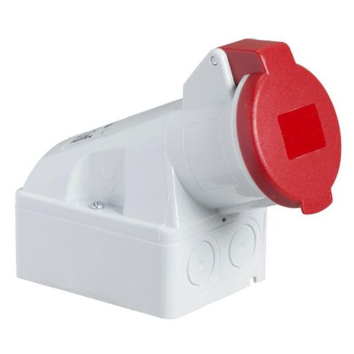 Изображение Розетка настенная 32А 380В 3P+E винт. клеммы IP44 SchE 83120