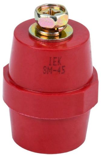 Изображение Изолятор SM45 (М8) силовой с болтом IEK YIS11-45-14-B