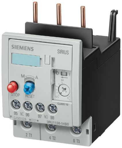 Изображение Реле тепл. перегрузки 36-45А кл. 10 Siemens 3RU11364GB0