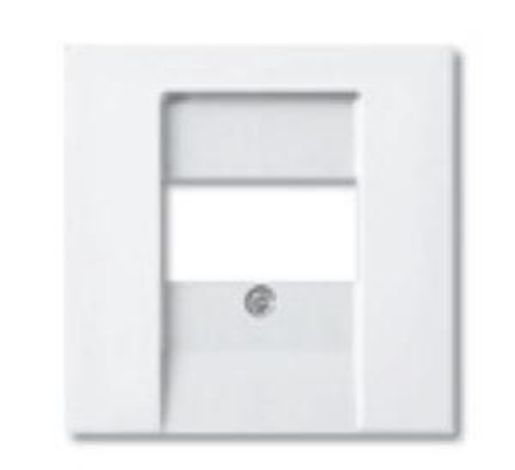 Изображение Накладка розетки компьютерной Basic-55 альп. бел. ABB 2CKA001724A4275