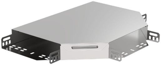 Изображение Ответвитель для лотка Т-образ. горизонт. 200х50 с кр. IEK CLP1T-050-200