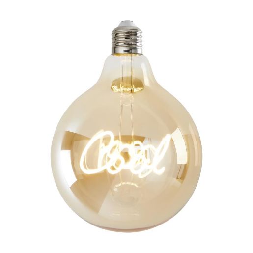 Изображение Лампа светодиодная филаментная Loft 271 G125 4Вт 2500К E27 Voltega 8554
