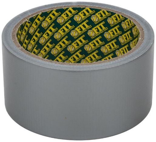 Изображение Лента клейкая универсальная армированная "Ductape" 48ммх10м FIT 11710