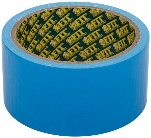 Изображение Лента клейкая универсальная армированная "Ductape" 48ммх10м син. FIT 11780