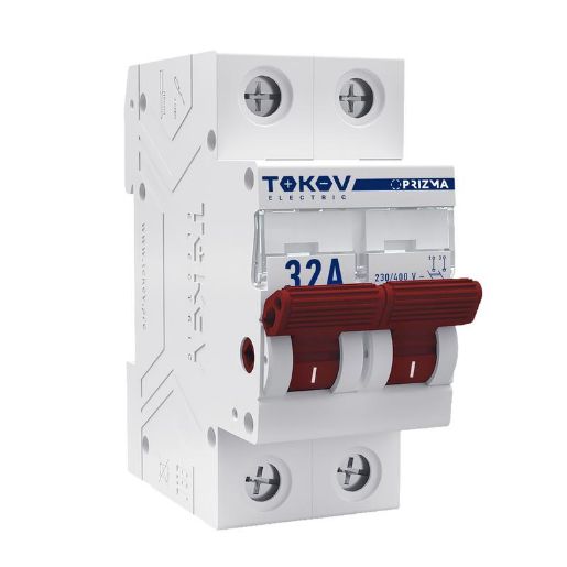 Изображение Выключатель нагрузки модульный 2П 32А TOKOV Electric TKE-PZ60-MDSI-2-32