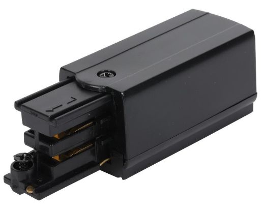 Изображение Ввод питания левый RS 3C TRACK PCL BK 65х32мм черн. Русский Свет 19131021018