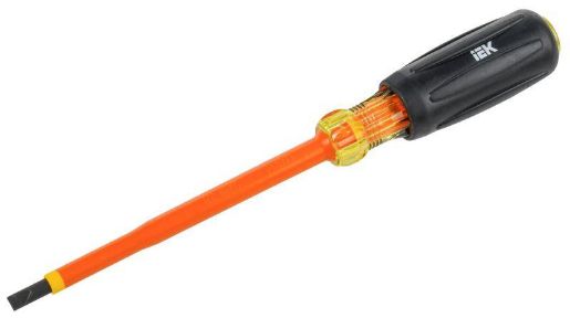 Изображение Отвертка диэлектрическая SL5.5х125 Т3 ARMA2L 5 IEK A2L5-SC30-T3-SL-55-125